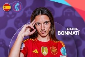 决赛失点！官方：西班牙中场邦马蒂当选本届女足欧洲杯MVP